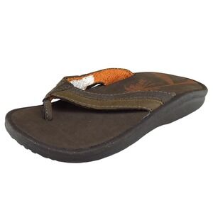 Sonoma Toddler Boys 12 Medium Brown Flip Flop Synthetic